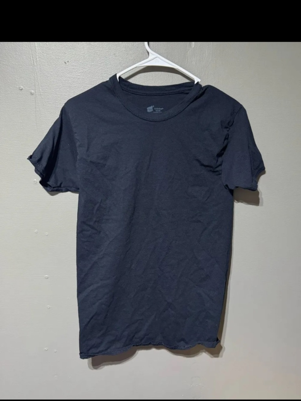 Hanes Black Short Sleeve Crewneck T-Shirt